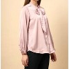 Women's Brooke Satin Tie Top - WISHLIST - 3 of 4