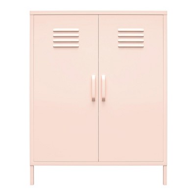 Realrooms Shadwick 2 Door Metal Locker Style Accent Storage Cabinet ...