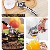Attop Lemon Squeezer Manual Citrus Juicer - Lemon Manual Press Juicers Stainless Steel - Lime Squeezer Lemon Juicer Squeezer with Grater - 3 of 4