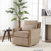 NicBex Corduroy Swivel Barrel Accent Chair,Upholstered Swivel Living Room Chairs with High Backrest,Cozy Armchair,Accent Chairs for Living Room - 2 of 4