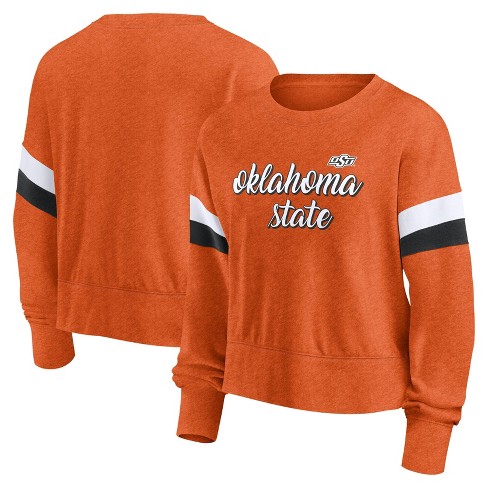 Ncaa Oklahoma State Cowboys Women's Crew Neck Fleece Sweatshirt : Target