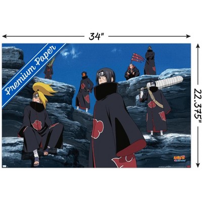 Naruto Shippuden Akatsuki Unframed Horizontal Wall Poster