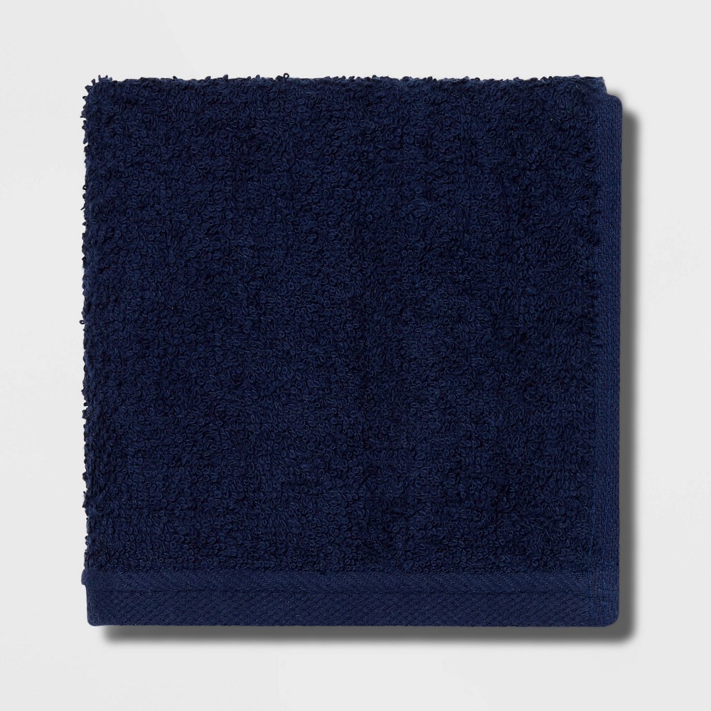 Everyday Washcloth Navy - Room Essentials (bid per each qty 6)