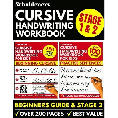 Cursive Handwriting Workbook - by  Scholdeners (Paperback)