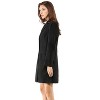 INSPIRE CHIC Women's Notched Lapel Single Breasted Outwear Fall coat - 4 of 4