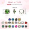 Unique Bargains DIY Craft Clothing Shoe Hat Bag Button Decor Claw Gem Rhinestones 32 Pcs - 2 of 4