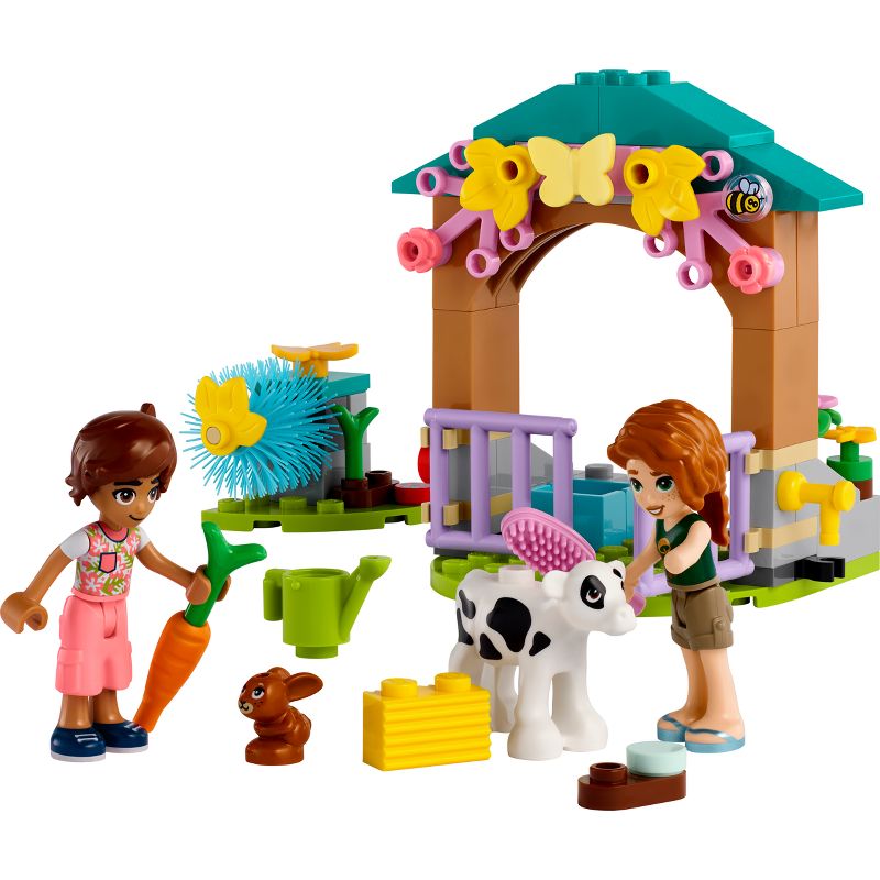 LEGO Friends Autumn&#39;s Baby Cow Shed Farm Animal Toy 42607, 3 of 8