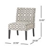 Coolbibila-Upholstered Dining Room Chair, Accent Chair Comfortable With Backrest, Accent Chair Modern, Accent Chair Armless - 4 of 4