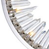 CWI Lighting Spiked 6 Light Chandelier With Polished Nickel Finish - 3 of 4