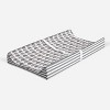 Bacati - Elephants White/Gray Mini Elephants Changing Pad Cover - 3 of 4