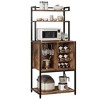 Bakers Rack for Kitchen, Kitchen Microwave Stand - 3 of 4