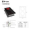 ZACHVO 2-in-1 Induction & Radiant Cooktop, 3000W - 4 of 4