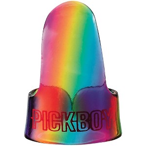 Pick Boy Rainbow Cellulose Medium Finger Picks 1.20 mm 25 Pack - 1 of 1