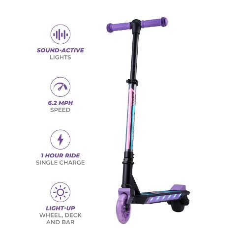 Voyager Scooter Beats Kids Electric Scooter Purple Target