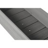 WELLFOR Rectangular Wood Outdoor Garden Bed Gray 20"x40" - 4 of 4