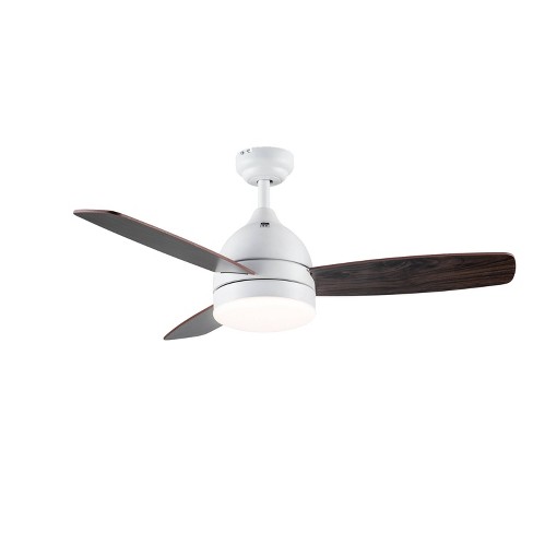 42 Led 3 Blade Monroe Integrated, 42 White Flush Mount Ceiling Fan With Remote Control