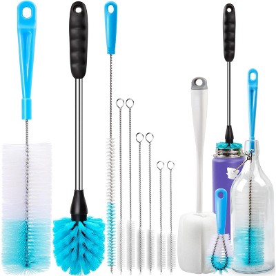 Bottle Brush Tube Cleaning Lab Set with Long Handle, Cup Cleaner for Washing Narrow Neck Beer