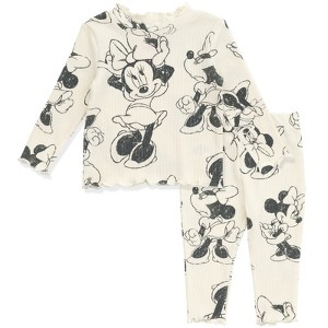 Disney Minnie Mouse Winnie the Pooh The Aristocats Lilo & Stitch Stitch Peplum T-Shirt and Pants Newborn to Big Kid - 1 of 4