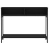 Clihome Modern Sonoma Oak Console Table, Versatile with Drawer and Shelf Entryway Table - 3 of 4