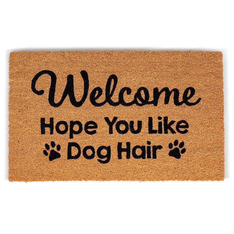 BirdRock Home Dog Hair Coir Front Door & Entry Doormat - 18" x 30", 1 of 8