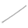 Haus of Brilliance Sterling Silver rose-cut Diamond X-Link Bracelet - 4 of 4