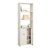 Sauder 70" 5 Shelf Grand Coast Bookcase with Doors Dove Linen - 2 of 4
