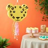 Blue Panda Pull String Leopard Pinata for Jungle Safari Birthday Party Decorations, Small, 16.5 x 13 x 3 In - image 3 of 4