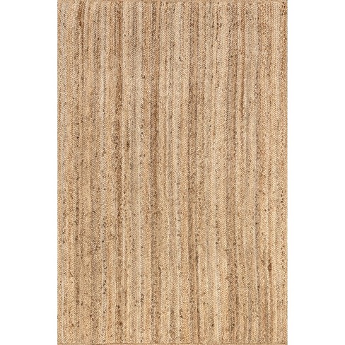 Nuloom 6x9 Rigo Jute Hand Woven Indoor Area Rug, Natural, Solid 