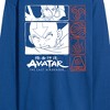 Men's - Avatar: The Last Airbender - Katara and Aang Grid Long Sleeve Graphic T-Shirt - 2 of 4