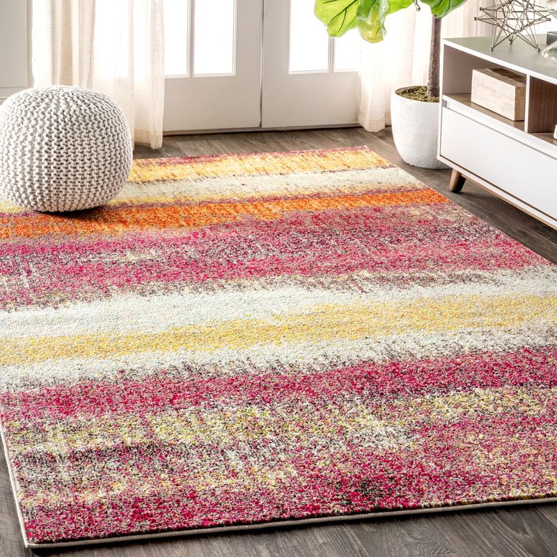 Contemporary POP Modern Abstract Vintage Area Rug - JONATHAN Y, 1 of 14