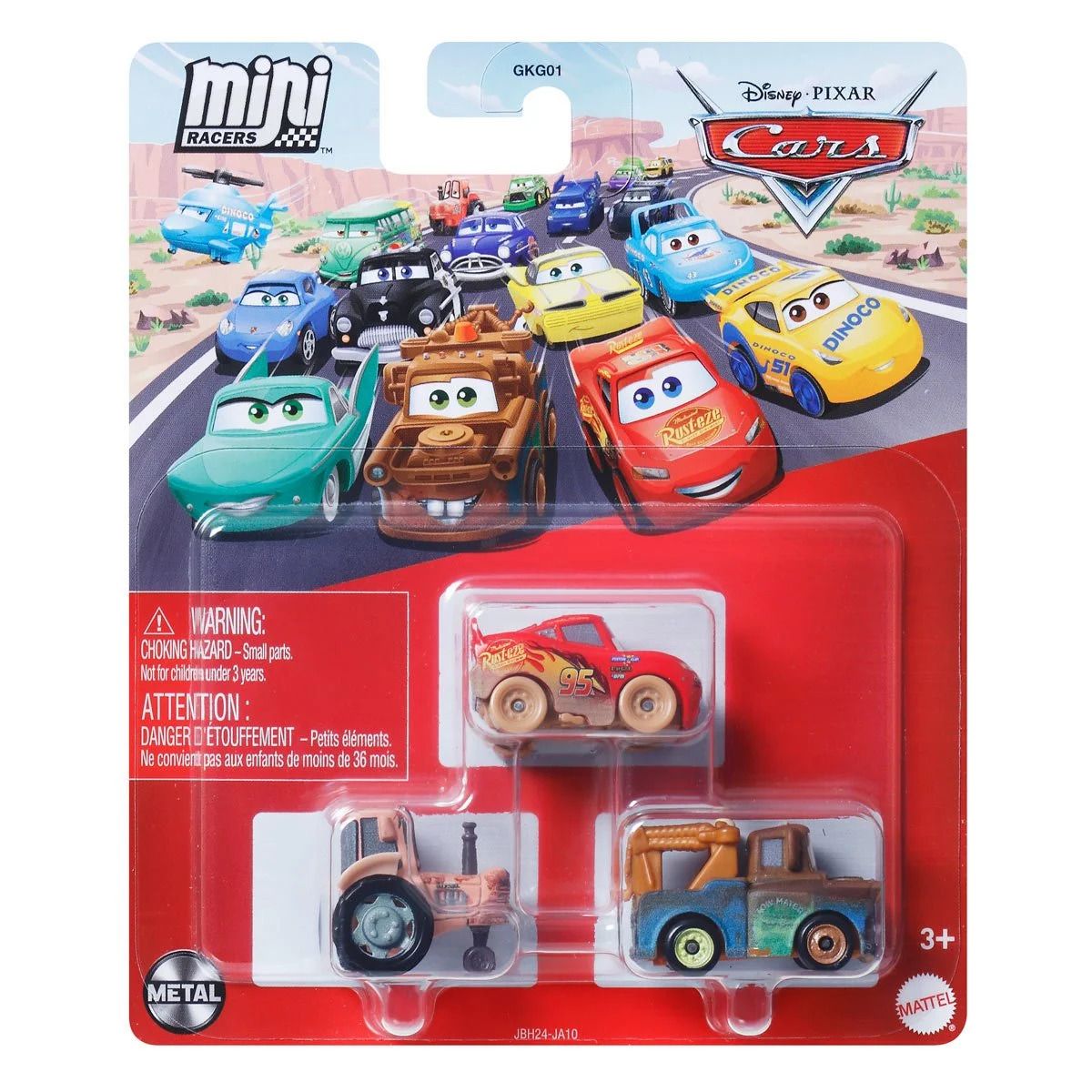 Disney Pixar Cars Mini Racers 3-Pack - Rotor | Die-Cast Metal Vehicles - thumbnail 5
