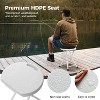12'' Outdoor Portable Chairs Folding Stool with Built-in Handle for Adults - 3 of 4
