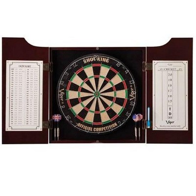 GLD Viper Hudson All-In-One Dart Board & Cabinet w/ Dry-Erase Board | 40-0219