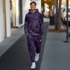 Dalix Alien Embroidery Washed Sweatsuit Set Hoodie Jogger Soft Fleece Relaxed Fit Lounge Mens - 3 of 4