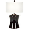 Gary Ceramic Table Lamp (Set of 2) - LIT4065 - Black - Safavieh - 2 of 3