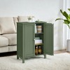 Slate Gray Freestanding Bathroom Floor Storage Cabinet - 11.8 x 23.6 x 31.5 Inches, with 2 Adjustable Shelves for Spacious Bathroom Storage - 2 of 4