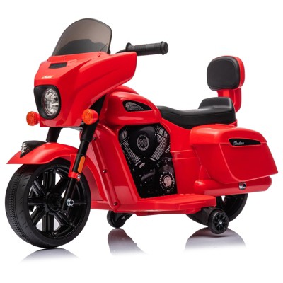 Ride on Motorcycle for Kids, 6V Electric Dirt Bike, License Motorcycle with USB, AUX, Music and Headlight for Toddler 1-3