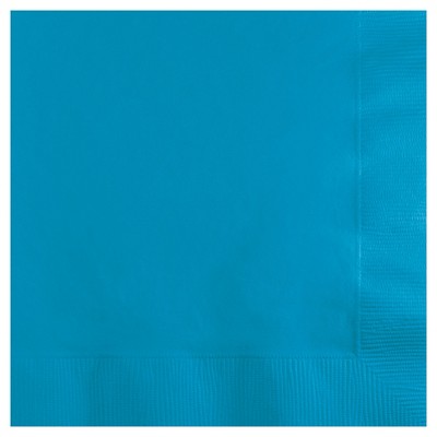  50ct Turquoise Blue Cocktail Beverage Napkins 