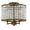 Livex Lighting Grammercy 3 - Light Semi-Flush Mount in  Hand Painted Palacial Bronze - 4 of 4
