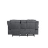 Acme Furniture 78" Zubaida Sofa Two Tone Gray Velvet - 3 of 4