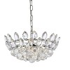 Elegant Lighting Emilia 16 inch pendant in chrome - 3 of 4