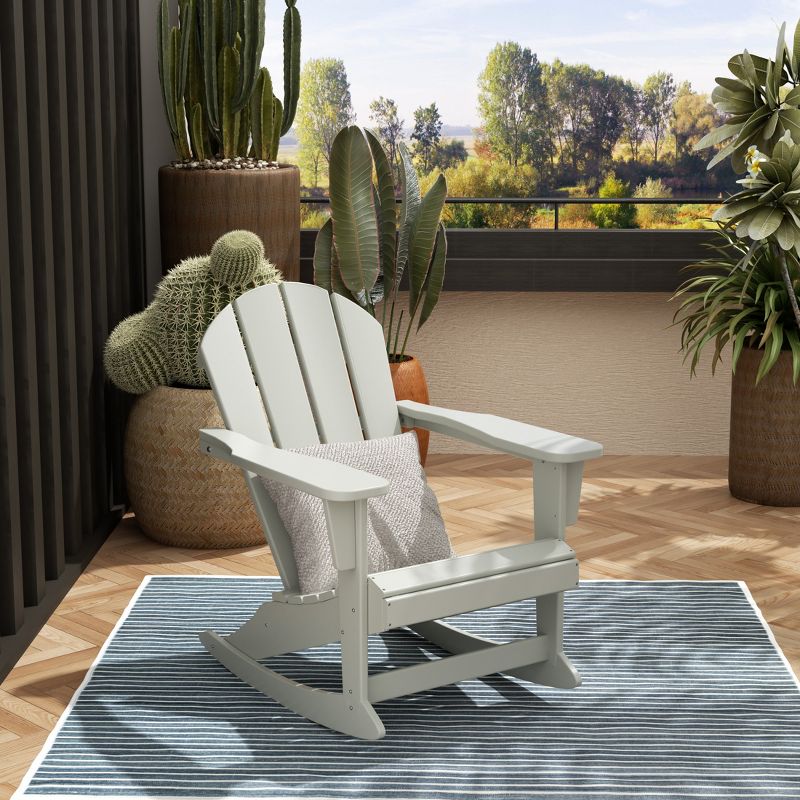 WestinTrends  Outdoor Patio Porch Rocking Adirondack Chair, 2 of 4