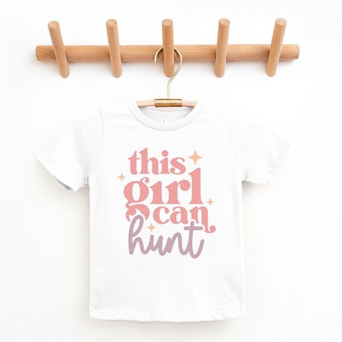 The Juniper Shop This Girl Can Hunt Youth Short Sleeve Tee - M - White