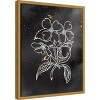 Amanti Art Indigo Blooms III Black by Wild Apple Portfolio Canvas Wall Art Print Framed 16 x 20-in. - 3 of 4