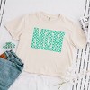 Simply Sage Market Women's Mom Checkered Box Puff Print Short Sleeve Relaxed Fit Cropped Tee - 3 of 4