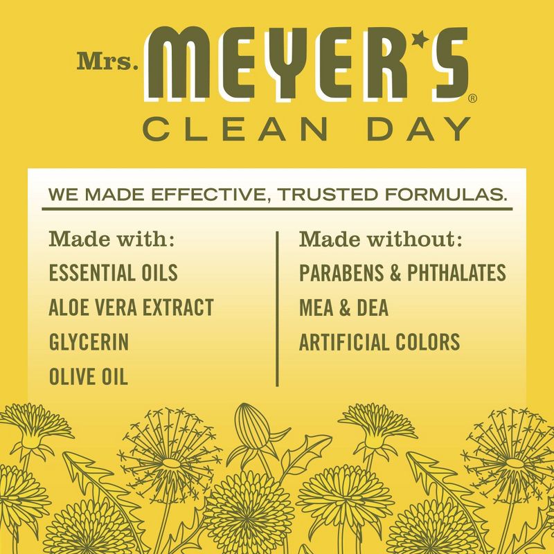 Mrs. Meyer&#39;s Clean Day Dandelion Hand Soap - 12.5 fl oz, 4 of 9