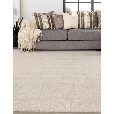 Vanilla Bean Square Hand-Knotted Wool Rug