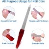 6ct Stainless Steel Nail Files, Metal Sapphire Grit — Reusable & Washable Fingernail Files - 2 of 4