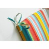 Outdoor/Indoor Squared Corners Chair Cushion Dina - Pillow Perfect - 2 of 4