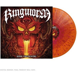 Ringworm - Seeing Through Fire - Red in Orange W/ Red & Magenta Splatter (Vinyl) - 1 of 1